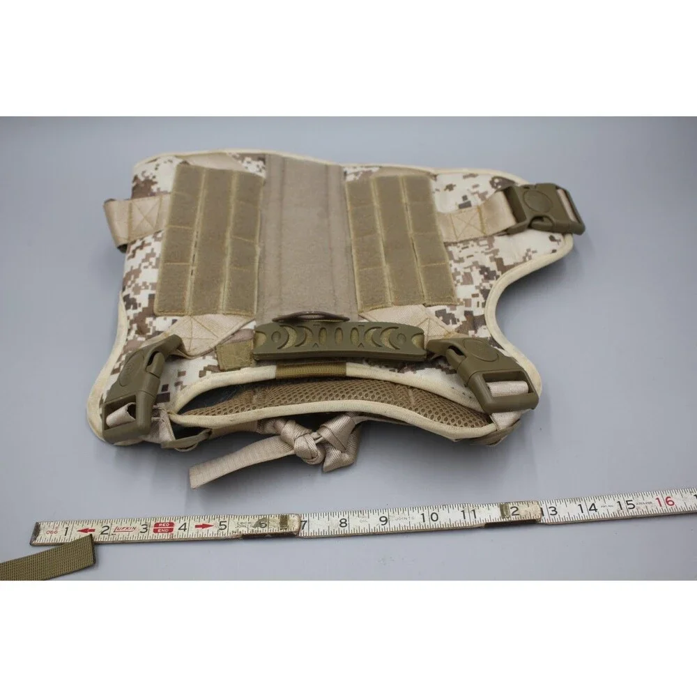 Military Tactical Dog Harness Digital Camo Desert Size Large (Look/READ Descrip)